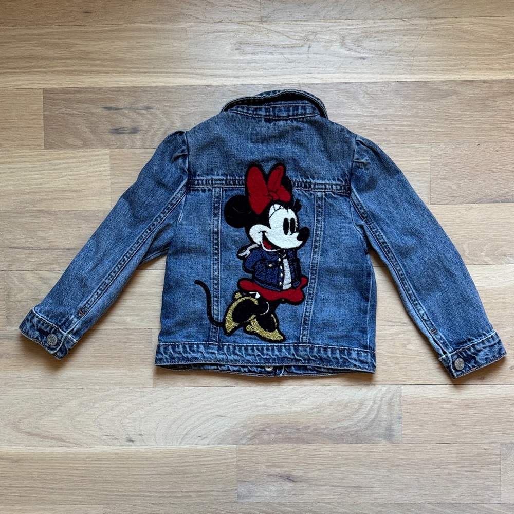 Toddler Girls’ Baby Gap Disney Minnie Mouse Denim Jacket - Size 4